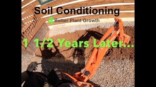 Soil Conditioning: 1 1/2 years later