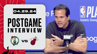 Erik Spoelstra Postgame Interview | Boston Celtics vs. Miami HEAT | April 29, 2024