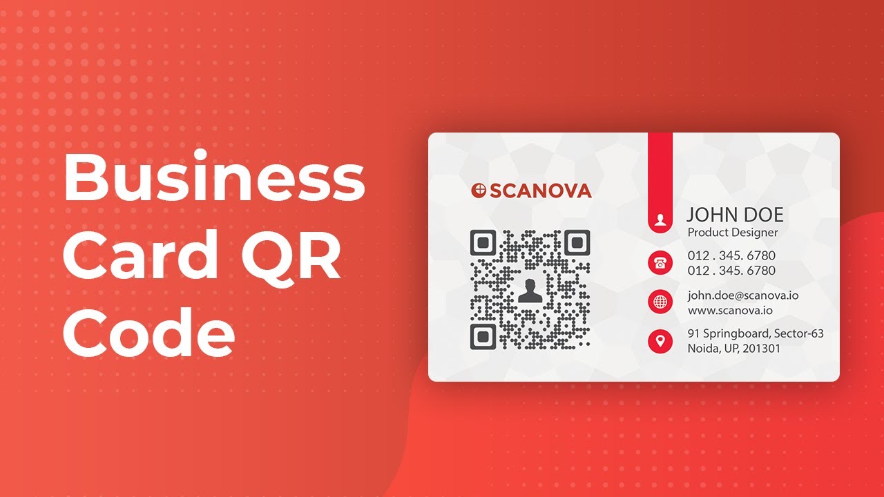 How to make your business card better with QR Codes For Qr Code Business Card Template