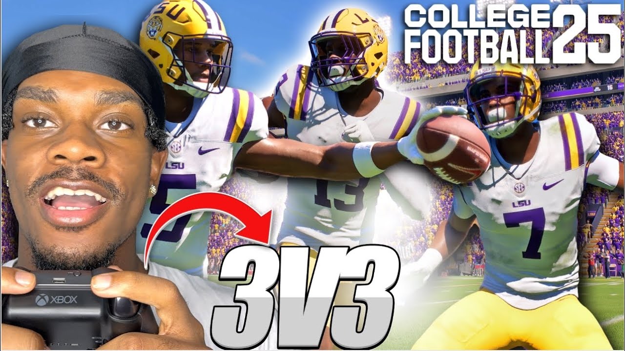 FIRST 3v3 COLLEGE FOOTBALL 25 SQUADS GAMEPLAY! THIS IS LIT! CFB 25 ULTIMATE TEAM