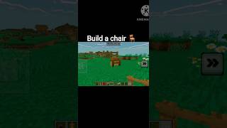 build a chair #minecraft #music #gaming #minecraftbeauty #lifeisbutadream #minecraftbuilding