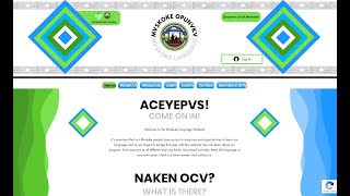 NEW!! Mvskoke Language Website (MvskokeOpunvkv.com)