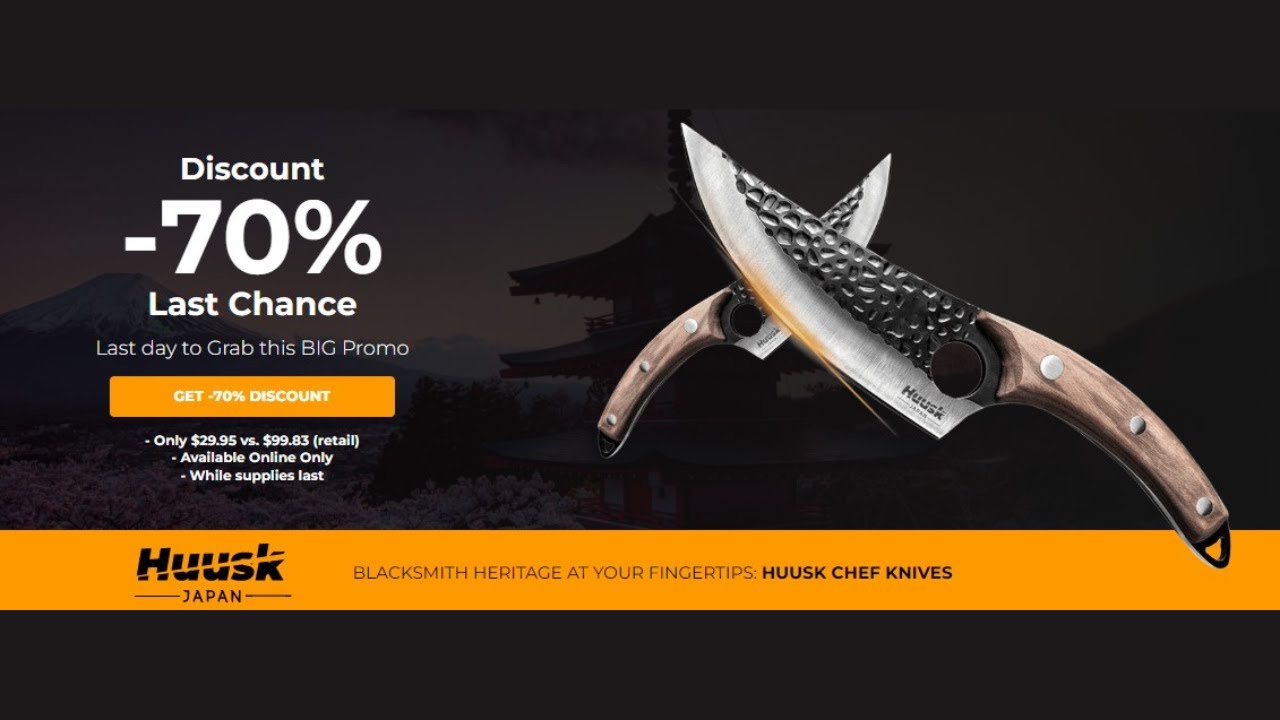 ⚠️WARNING⚠️ 🛑 Huusk Knive Review. Huusk Knives Japan YouTube