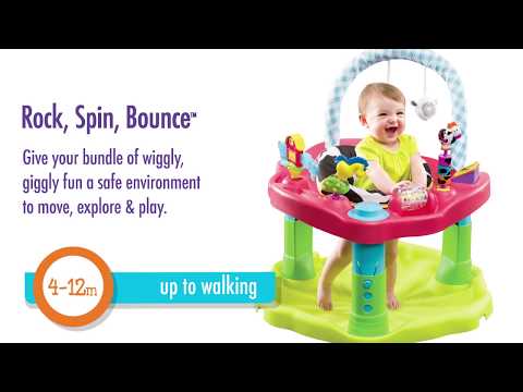 evenflo exersaucer moovin & groovin activity center