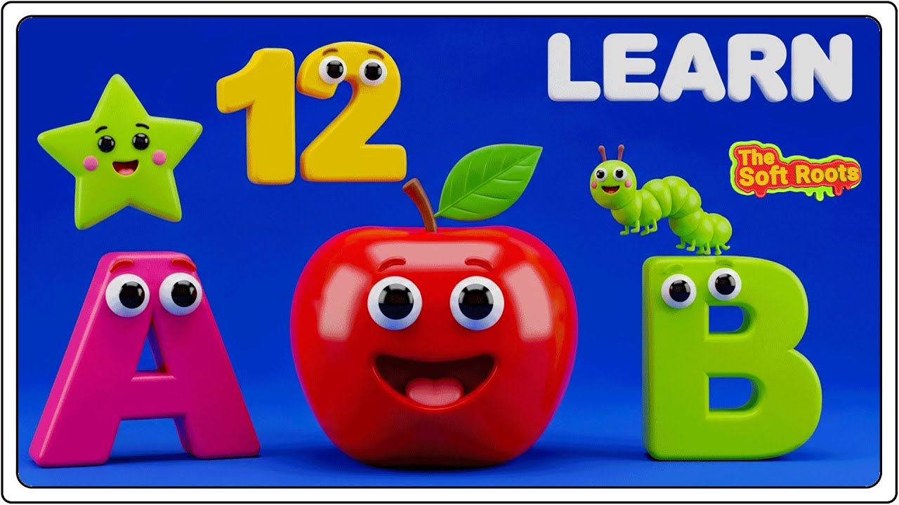 Preschool Learning activities for 3 year olds at home | Learn ABC Phonics Shapes Numbers Colors 🌈 thumbnail