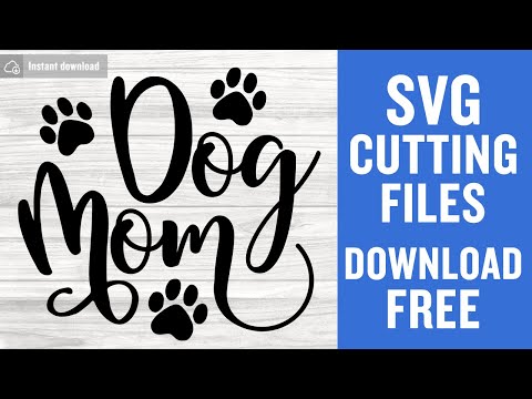 Download Dog Mom Svg Free Mom Svg Dog Mama Svg Instant Download Silhouette Cameo Shirt Design Pawsitive Svg Free Vector Files 0664 Freesvgplanet