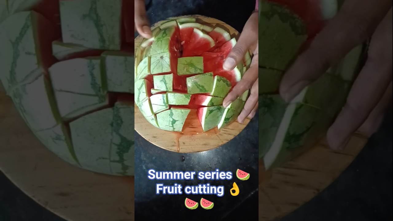 we have started summer fruit cutting series please support ఉస్#viral #summerseries #fruitscutting #🍉
