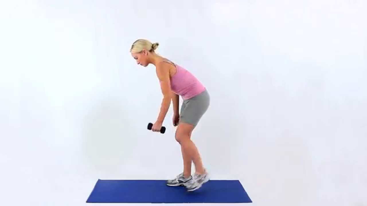 How to do a single arm bent over row - YouTube