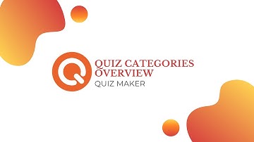 WordPress Quiz Maker Quiz Categories Overview