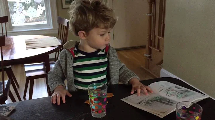 Ax discovers The Goblin Story in Little Bears Visit