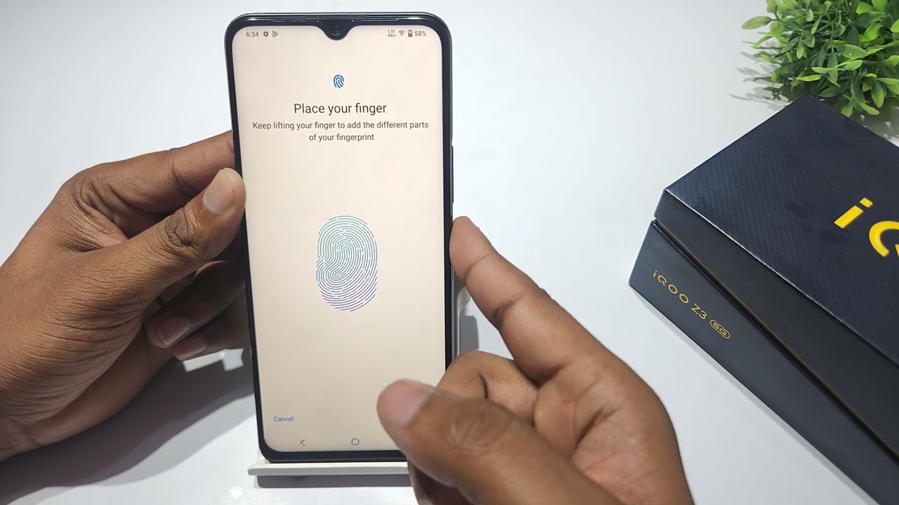 how to setup fingerprint lock setting in iqoo z3 , neo 3 | iqoo z3 fingerprint lock kaise lagaye