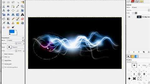 How to make an abstract image using GIMP