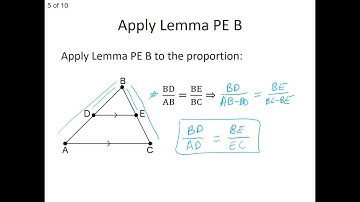 AG - 7.5 VN The Triangle Proportionality Theorem and its Converse