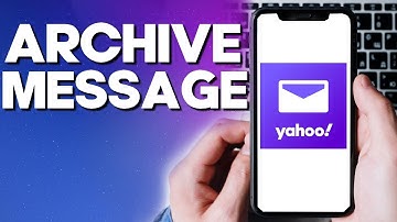 How To Archive A Message on Yahoo Mail Mobile Phone App