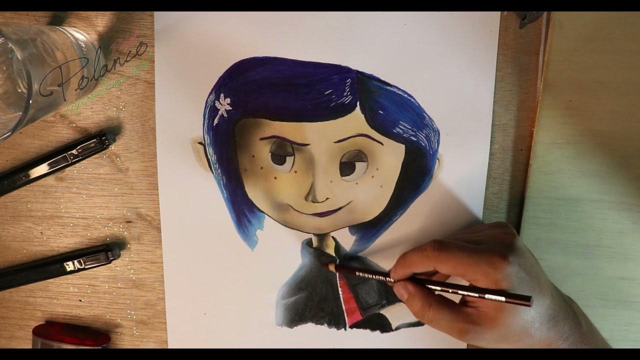 DIBUJO A CORALINE JONES (CORALINE Y LA PUERTA SECRETA HALLOWEEN) HOW TO  DRAW CORALINE🎨 - thptnganamst.edu.vn