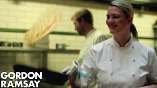 Gordon's Chefs Flip Some Pancakes | Gordon Ramsay