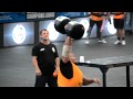 Михаил Кокляев подъем 120кг гантели на Strongman Champions League