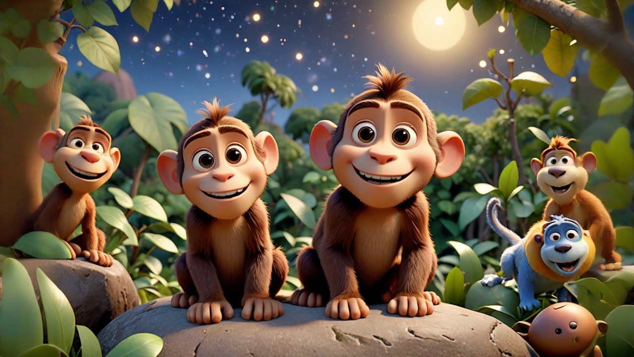 Monkey’s Banana Race | Fun Jungle Song for Kids | Banana Adventure ...