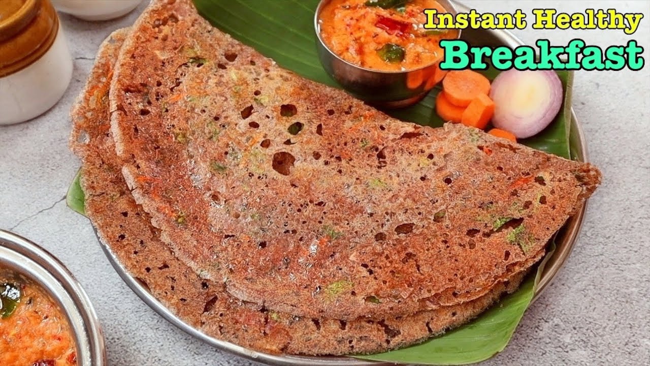 అప్పటికప్పుడు రాగి పిండిని ఇలా నీళ్లతో పిండికలిపి హెల్దీగా టిఫిన్ చేసేయచ్చు😋Instant Ragi Dosa Recipe