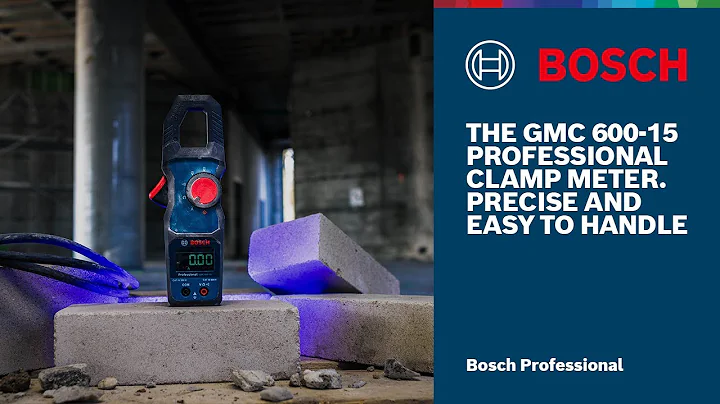 GMC 600-15 Professional Clamp Meter with IP54 rating and inverted LCD display