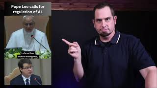 Pope Leo calls for regulation of AI (Recorded LIVE on Moth app)