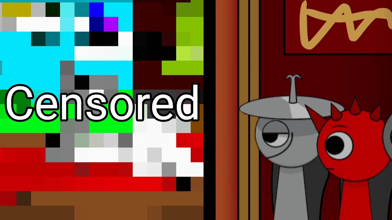 Sprunki Wenda X Gray The Colourless all over on stage sus animation