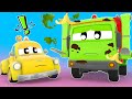 ¡Oh, no! ¡El camión de basura APESTA! | Auto Lavado | Camiones para niños | El taller de Tom la grúa