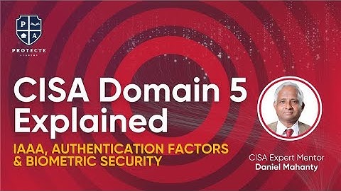CISA Domain 5 Explained: IAAA, Authentication Factors & Biometric Security