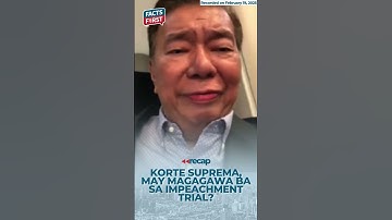 Drilon on what the Supreme Court can do re Sara Duterte impeachment trial