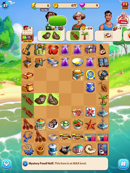 Travel Town Adventure Merge. How to obtain Mysterious Fossil. Final YouTube