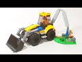 LEGO City 60385 Construction Digger Speed Build