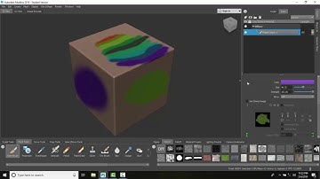 Mudbox 07 01 Eyedropper   Sample Color on a model