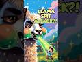 LLAMA SPIT ATTACK?! 🤣🦙💥 (Funniest Animal Fact Ever!) Daily Fact #130 #shorts