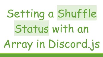 Setting a Shuffle Status with an Array in Discord.js