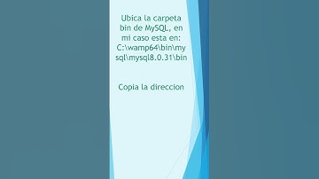 Error al ingresar a MySQL por la Consola de windows, NO SE RECONOCE EL COMANDO MYSQL
