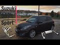 Suzuki Swift Sport ZC32S 2012 | Complete Exhaust Upgrade | Sound check I STOCK vs CATBACK vs FULL🔊🔧🔰