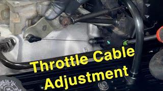 Replacing and adjusting the TV cable on an OBS Chevy 1500