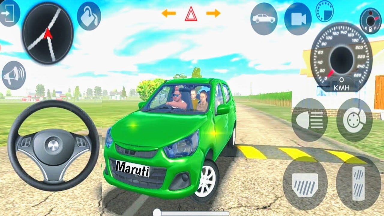 Realistic Alto Car Gadi Game 3D Indian Cars Simulator Maruti Suzuki