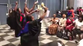 Black South African Graduation Ceremony