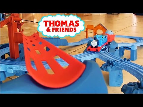 Thomas & Friends Trackmaster Risky Rails Bridge Drop Blue Mountain Mystery