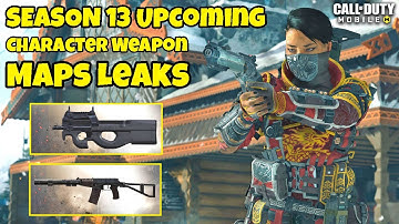 SEASON 13 Upcoming Character Weapon Maps Leaks Cod Mobile | Cod Mobile S13 Leaks | CODM S13 Leaks