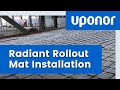 University Radiant Rollout Mat Installation - Case Study