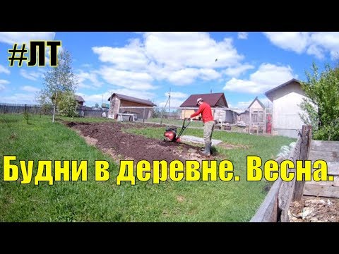 [VLOG_LT#193]: Everyday village life. Planting vegetables, plowing the land, weather, nature, Nan...