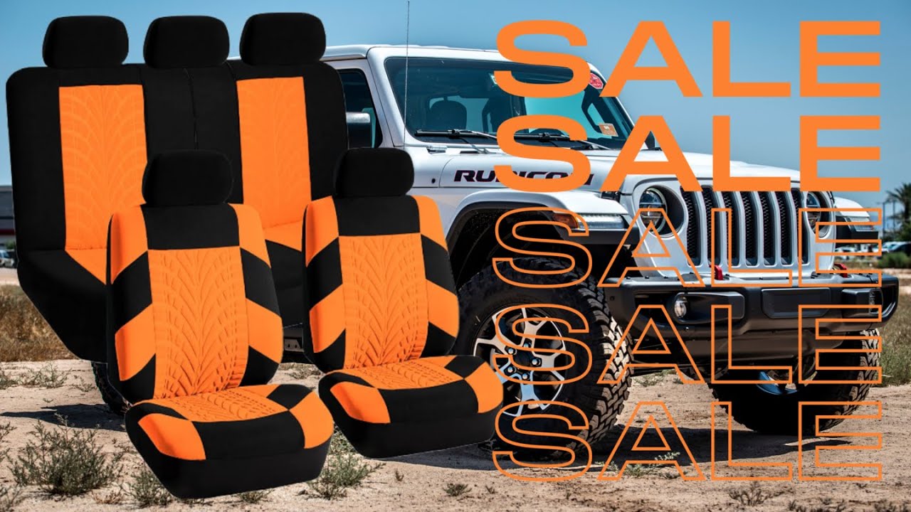 Tired Of Cleaning Your Jeep Seats? Meet The Tire Edition Jeep Seat Covers! The Best Jeep Seat