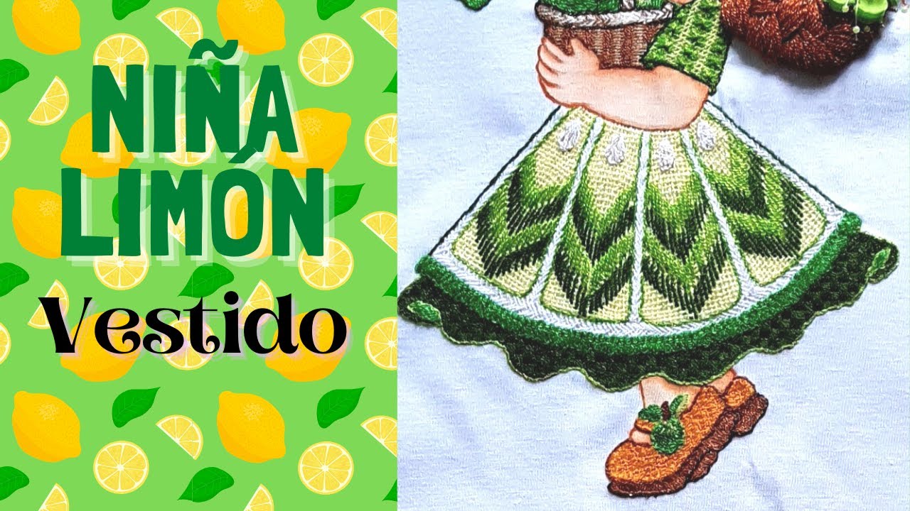 [ PUNTADA FANTASÍA ] VESTIDO - NIÑA LIMÓN 🍋 | UN MUNDO MARAVILLISA