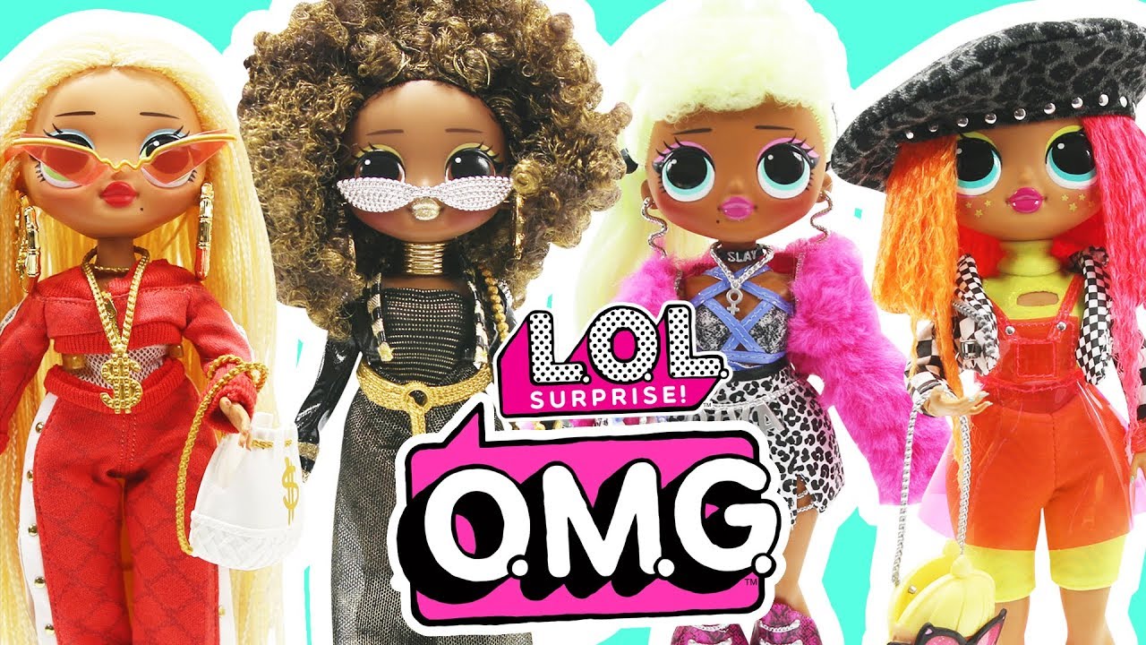LOL Surprise OMG FASHION DOLLS NEONLICIOUS LADY DIVA ROYAL BEE SWAG 
