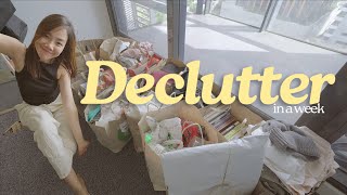 Decluttering My Whole Apartment in 7 Days
