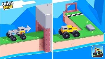 DRIVE MAD 51 TO 65 LEVEL COMPLETE GAMEPLAY IN FANCADE ANDROID/IOS || GAMING CUBE