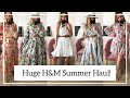 HUGE H&M SPRING SUMMER HAUL & TRY ON | Zoe Alexandra