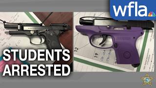 4 students arrested after firearms found at Hillsborough County school
